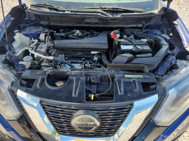 KNMAT2MT3KP524376 - 2019 NISSAN ROGUE S BLUE photo 12