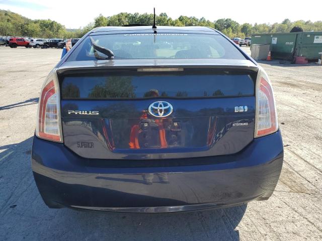 JTDKN3DU6D0350974 - 2013 TOYOTA PRIUS 蓝色 照片 6