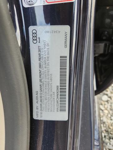 WAU22AFC3HN062868 - 2017 AUDI A7 PRESTIGE გრაფიტი ფოტო 12