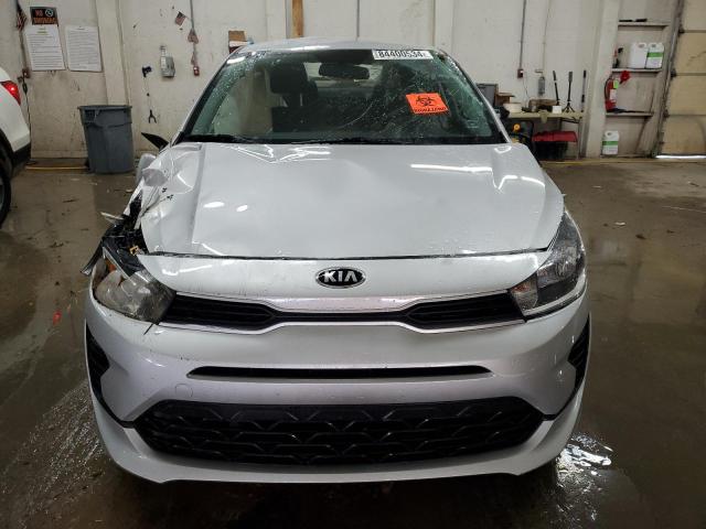 3KPA24AD7ME429124 - 2021 KIA RIO LX SILVER photo 5