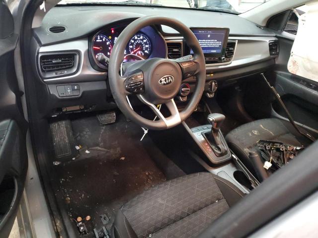 3KPA24AD7ME429124 - 2021 KIA RIO LX SILVER photo 8
