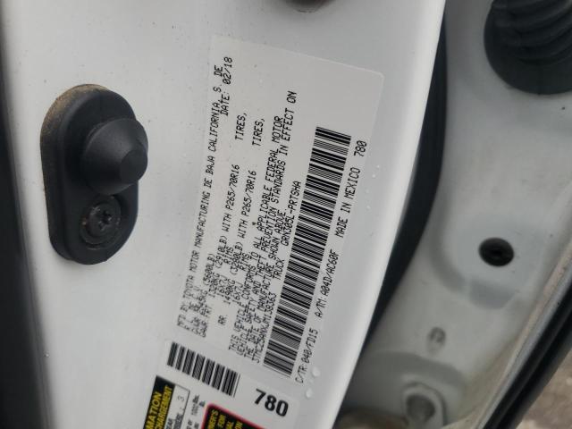 3TMCZ5ANXJM138363 - 2018 TOYOTA TACOMA DOUBLE CAB Weiß Foto 12