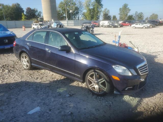 WDDHF8HB7BA357281 - 2011 MERCEDES-BENZ E 350 4MATIC BLUE photo 4