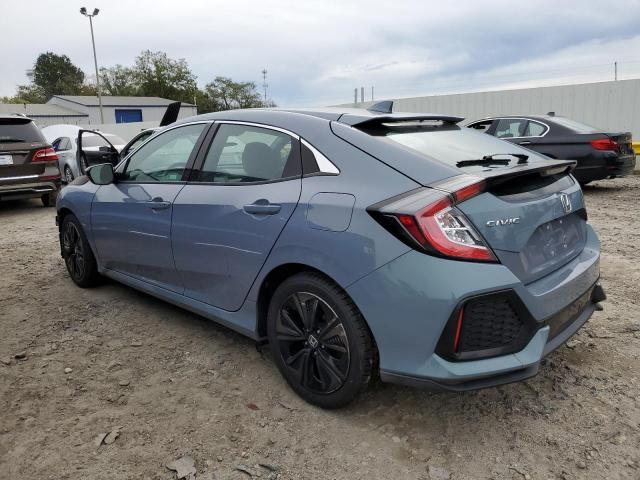 SHHFK7H6XKU222425 - 2019 HONDA CIVIC EX Bleu photo 2