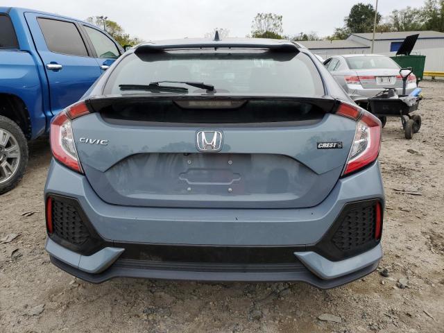 SHHFK7H6XKU222425 - 2019 HONDA CIVIC EX Bleu photo 6