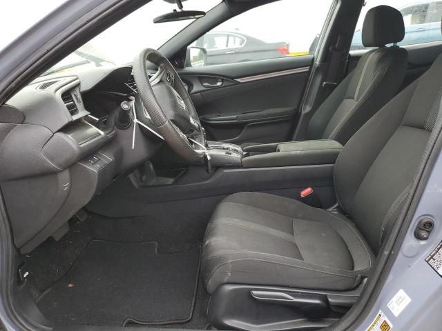 SHHFK7H6XKU222425 - 2019 HONDA CIVIC EX Bleu photo 7