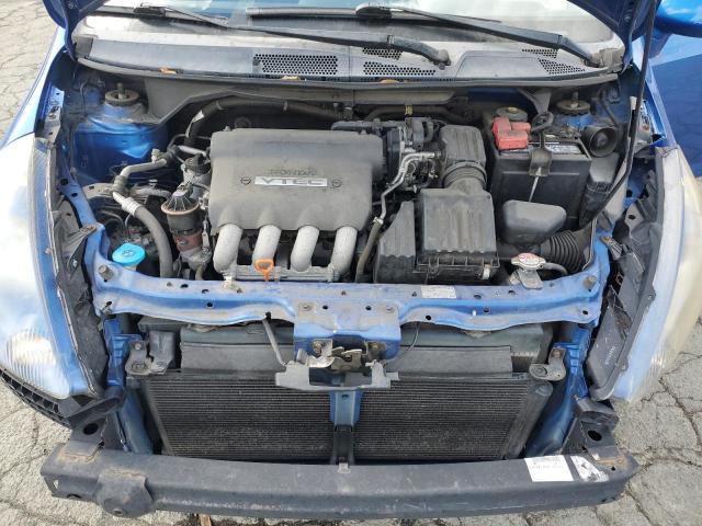 JHMGD38627S024780 - 2007 HONDA FIT S BLUE photo 11
