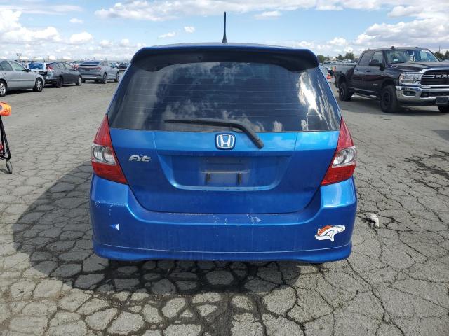 JHMGD38627S024780 - 2007 HONDA FIT S BLUE photo 6