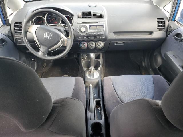 JHMGD38627S024780 - 2007 HONDA FIT S BLUE photo 8