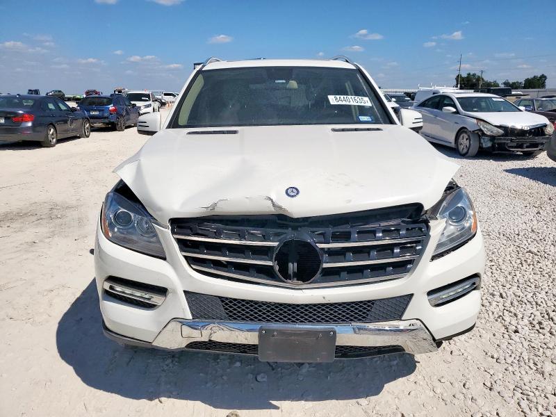 4JGDA5HB9CA039701 - 2012 MERCEDES-BENZ ML 350 4MATIC WHITE photo 5
