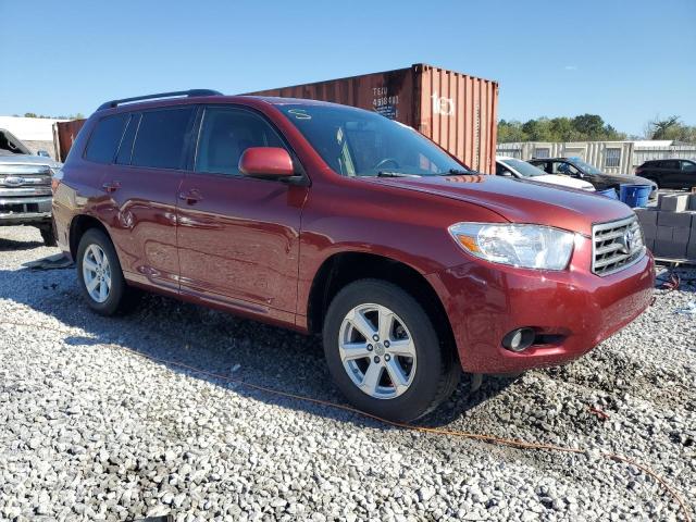 5TDKK3EHXAS022847 - 2010 TOYOTA HIGHLANDER SE BURGUNDY photo 4