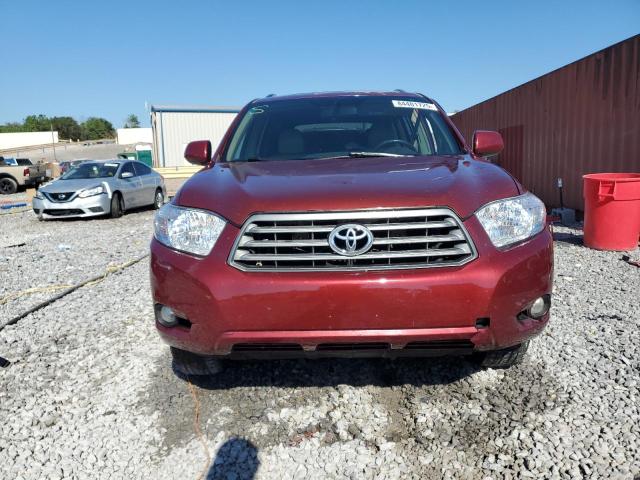 5TDKK3EHXAS022847 - 2010 TOYOTA HIGHLANDER SE BURGUNDY photo 5
