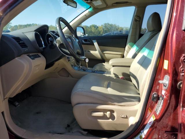 5TDKK3EHXAS022847 - 2010 TOYOTA HIGHLANDER SE BURGUNDY photo 7