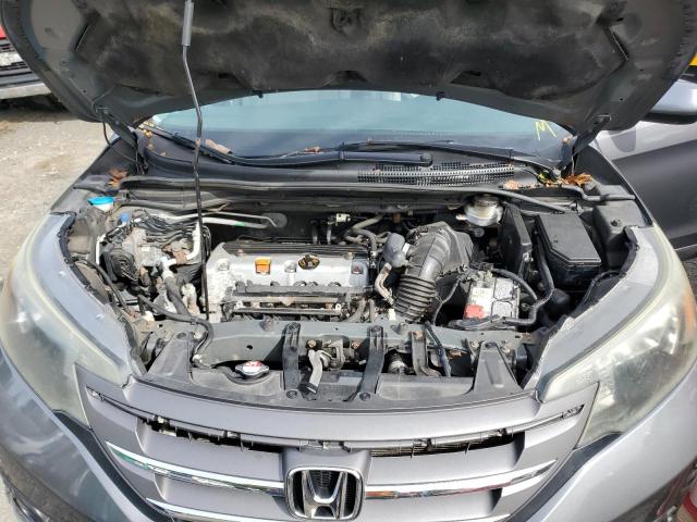 2HKRM4H71DH678785 - 2013 HONDA CR-V EXL GRAY photo 12