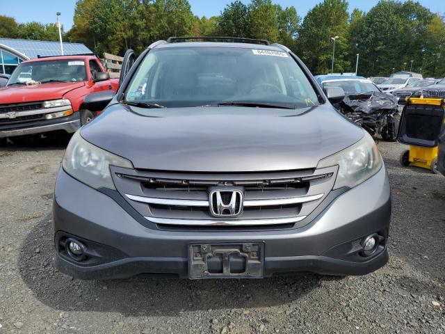 2HKRM4H71DH678785 - 2013 HONDA CR-V EXL GRAY photo 5