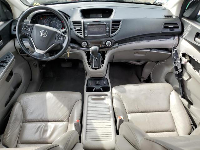 2HKRM4H71DH678785 - 2013 HONDA CR-V EXL GRAY photo 8