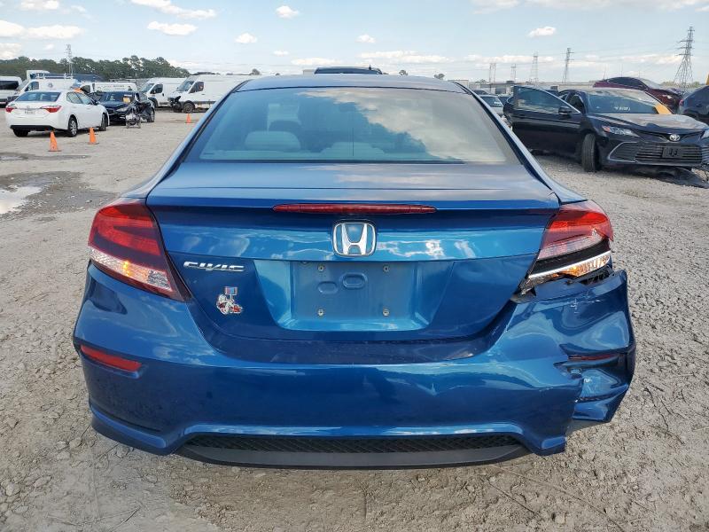 2HGFG3B86EH508827 - 2014 HONDA CIVIC EX BLUE photo 6