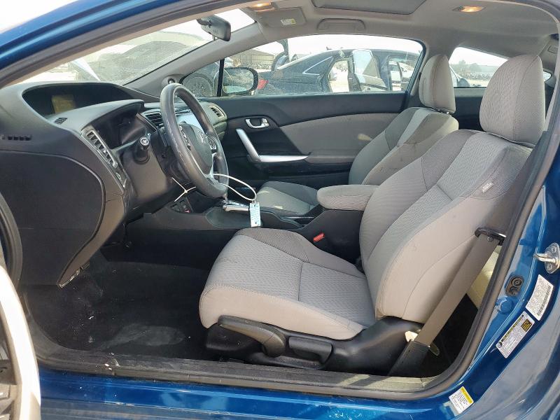 2HGFG3B86EH508827 - 2014 HONDA CIVIC EX BLUE photo 7