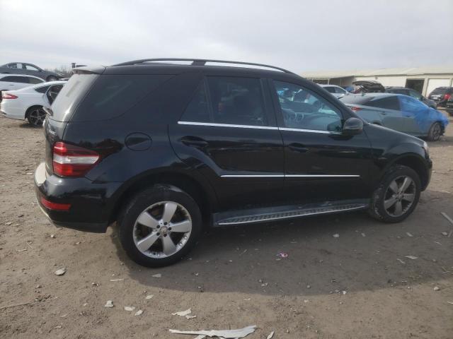 4JGBB8GB5BA685968 - 2011 MERCEDES-BENZ ML 350 4MATIC BLACK photo 3