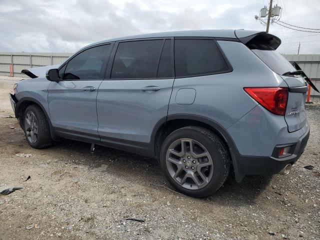 5FNYF7H55NB007030 - 2022 HONDA PASSPORT EXL GRAY photo 2