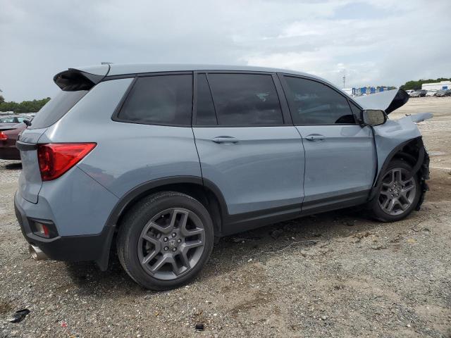 5FNYF7H55NB007030 - 2022 HONDA PASSPORT EXL GRAY photo 3