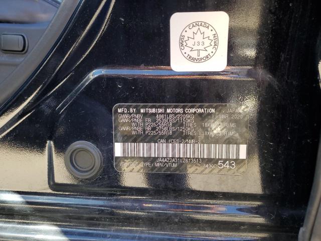 JA4AZ2A31LZ613513 - 2020 MITSUBISHI OUTLANDER ES BLACK photo 13