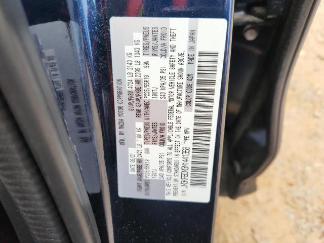 JM3KFBDM3M1441368 - 2021 MAZDA CX-5 GRAND TOURING BLUE photo 14