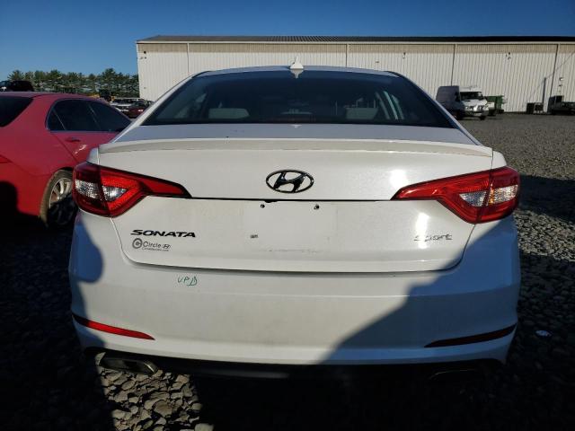 5NPE34AF1GH299552 - 2016 HYUNDAI SONATA SPORT WHITE photo 6