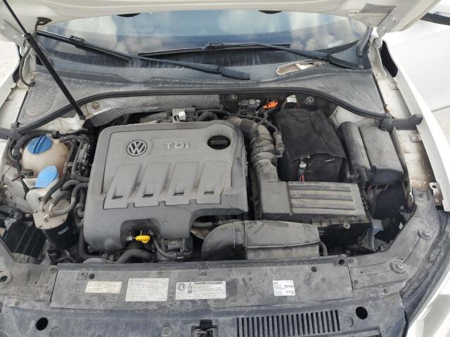 1VWBN7A33EC087326 - 2012 VOLKSWAGEN PASSAT SE WHITE photo 11