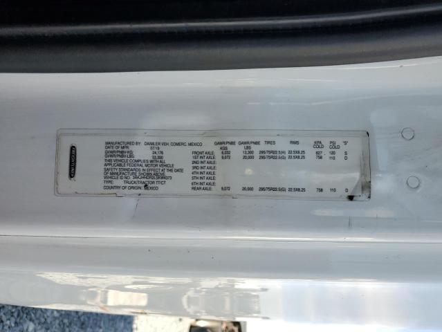 3AKJHHDR2LSKW4373 - 2020 FREIGHTLINER CASCADIA 1 Beyaz fotoğraf 10