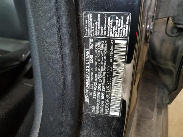 WDDGF8BBXBR133122 - 2011 MERCEDES-BENZ C 300 4MATIC BLACK photo 12