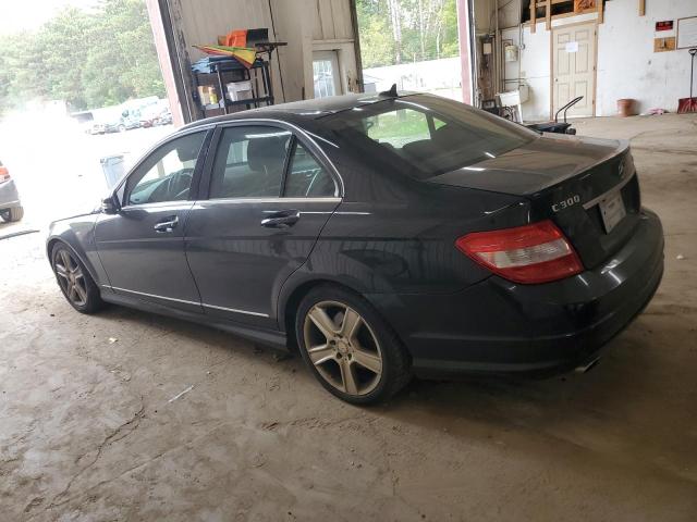 WDDGF8BBXBR133122 - 2011 MERCEDES-BENZ C 300 4MATIC BLACK photo 2