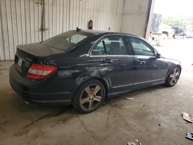 WDDGF8BBXBR133122 - 2011 MERCEDES-BENZ C 300 4MATIC BLACK photo 3
