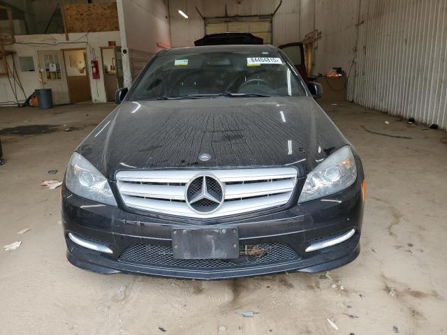 WDDGF8BBXBR133122 - 2011 MERCEDES-BENZ C 300 4MATIC BLACK photo 5