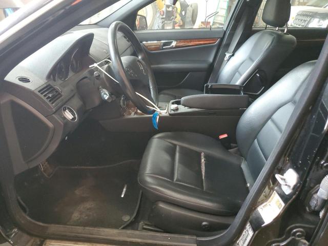 WDDGF8BBXBR133122 - 2011 MERCEDES-BENZ C 300 4MATIC BLACK photo 7