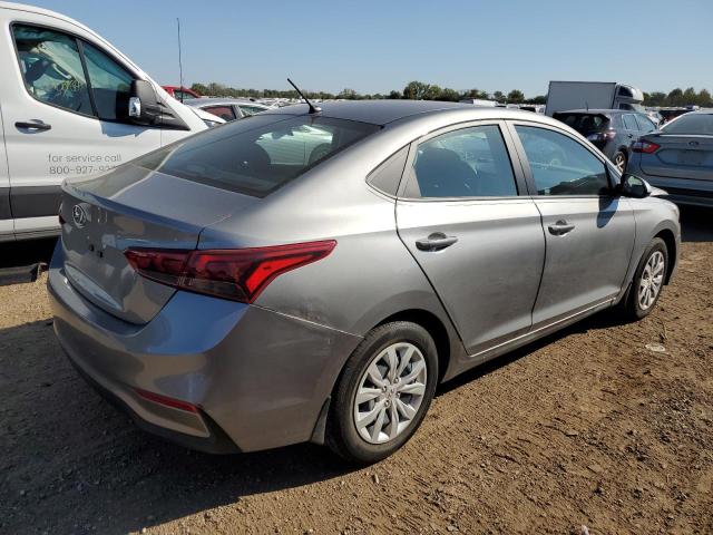 3KPC24A6XNE154957 - 2022 HYUNDAI ACCENT SE GRAY photo 3