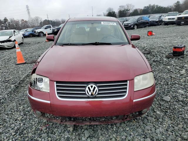 WVWRH63B43P039881 - 2003 VOLKSWAGEN PASSAT GLX Bordo foto 5