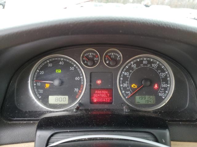 WVWRH63B43P039881 - 2003 VOLKSWAGEN PASSAT GLX Bordo foto 9