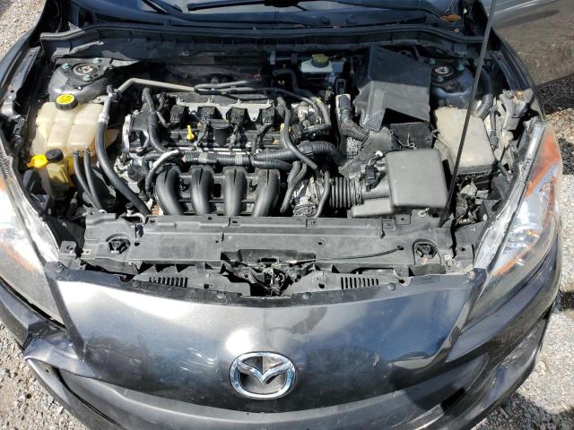JM1BL1LP0D1790270 - 2013 MAZDA 3 I GRAY photo 12