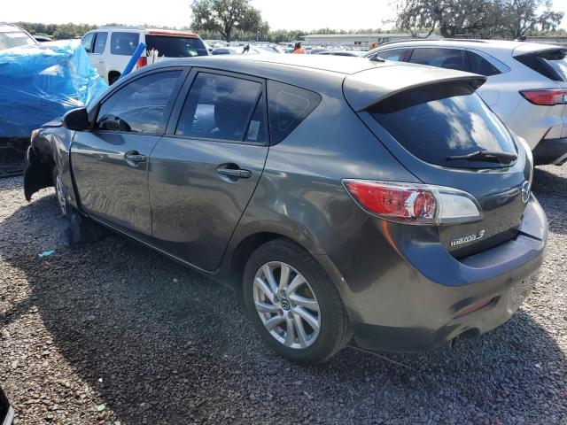 JM1BL1LP0D1790270 - 2013 MAZDA 3 I GRAY photo 2