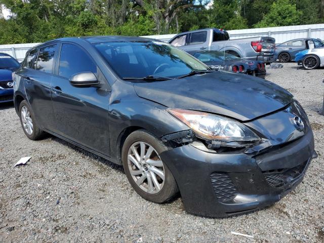 JM1BL1LP0D1790270 - 2013 MAZDA 3 I GRAY photo 4