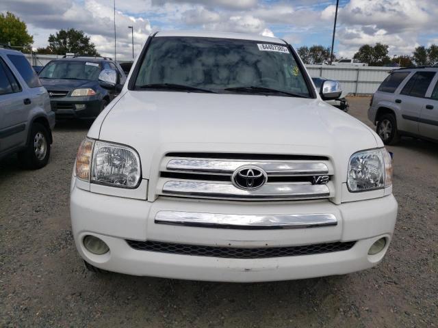 5TBET34135S476659 - 2005 TOYT TUNDRA DOUBLE CAB SR5 WHITE photo 5