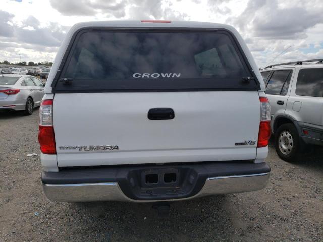 5TBET34135S476659 - 2005 TOYT TUNDRA DOUBLE CAB SR5 WHITE photo 6