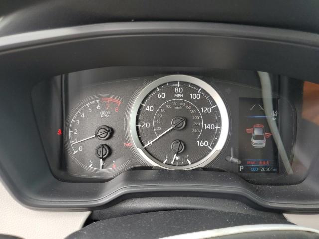 JTDEPMAE3NJ204800 - 2022 TOYOTA COROLLA LE Արծաթագույն լուսանկար 9