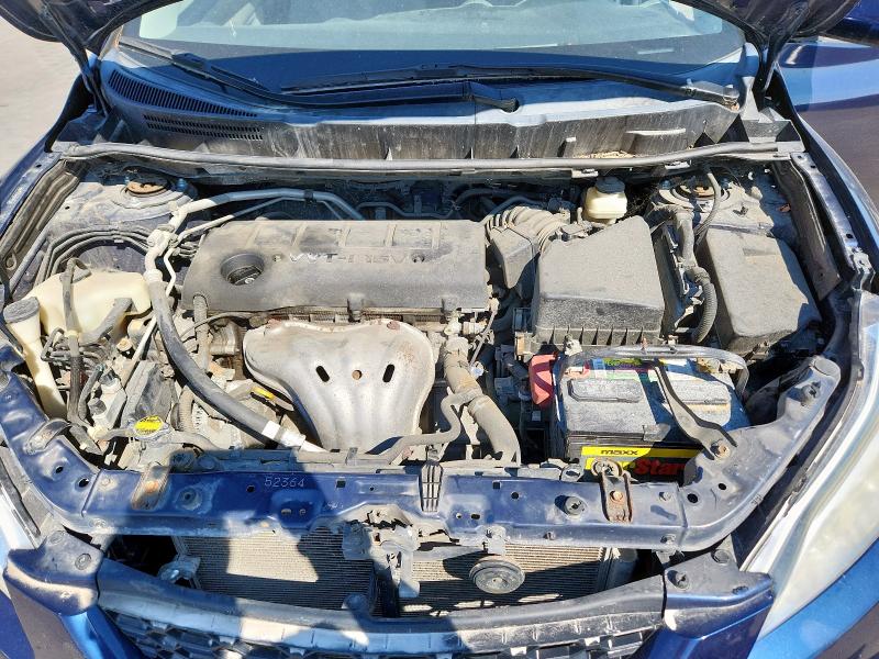 2T1LE40E99C004326 - 2009 TOYOTA COROLLA MA S BLUE photo 11