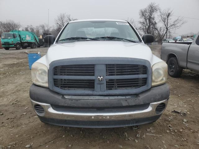 1D7KS28D87J577181 - 2007 DODGE RAM 2500 ST WHITE photo 5