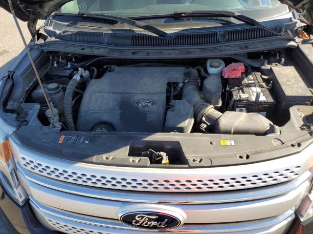 1FM5K8D8XFGB16980 - 2015 FORD EXPLORER XLT BLACK photo 12