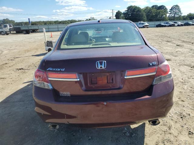 1HGCP3F87CA021466 - 2012 HONDA ACCORD EXL BURGUNDY photo 6