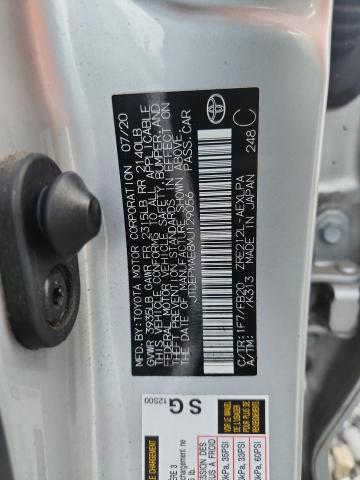 JTDEPMAE8MJ129056 - 2021 TOYOTA COROLLA LE 银色 照片 12