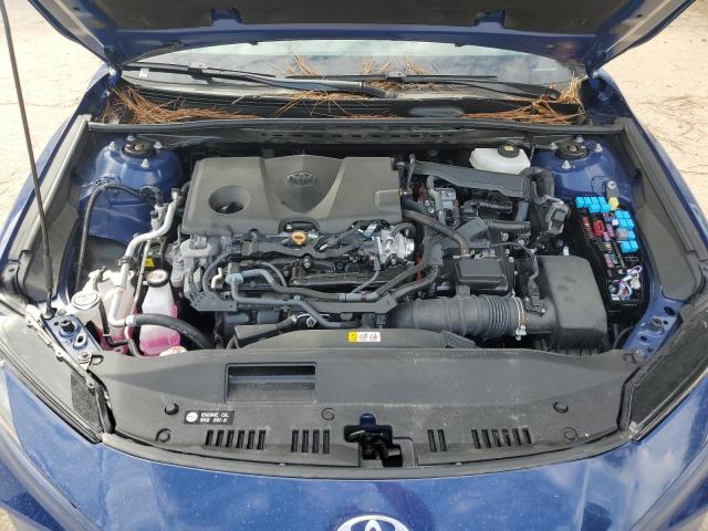 4T1DAACK5SU099987 - 2025 TOYOTA CAMRY XSE BLUE photo 11